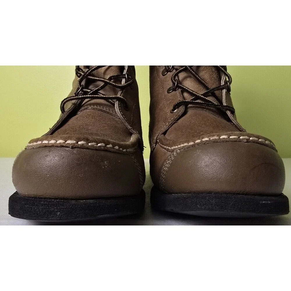 Vintage Wolverine Made In USA Boar Hide Men's Boots Boarhide Size 10 M Pigskin